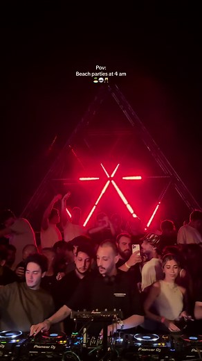 Magical Night with @Nitefreak & @nicolasmerheb: Afrohouse Music at Beach Party in Jbeil, Lebanon