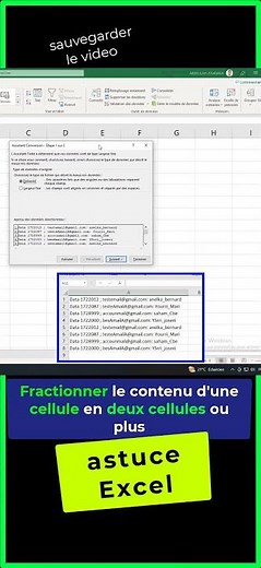 Fractionne cellule Excel plusieurs cellules | Fractionner une cellule - Support Microsoft