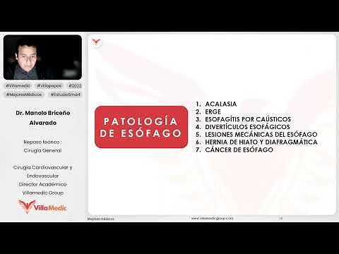 PATOLOGÍA DE ESÓFAGO - CIRUGÍA GNERAL - VILLAMEDIC