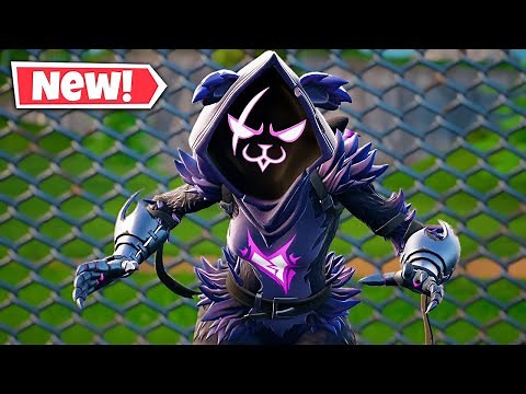 New RAVEN TEAM LEADER Skin Gameplay in Fortnite | Nevermore Hearts Pack