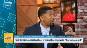 330K views · 1.8K reactions | Jalen Rose says Magic Johnson is trying to clear his name and manipulate how he is viewed by speaking about his time with the Los Angeles Lakers. | Get Up | Facebook