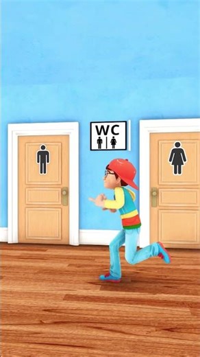 Tani Trolls Jack with Restroom Signs! 🚻😂 #scaryteacher3d #shorts #funny