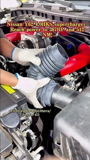 Nissan y62 4.0 HKS supercharger increases horsepower by 40%, zero noise, high power