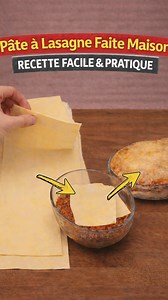 Pâte à lasagne faite maison 🍝 Aujourd’hui je vous propose ma recette de pâte à lasagne faite maison, une recette facile & pratique, avec une pâte fraîche, souple, facile à travailler, parfaite pour des lasagnes bien fondantes ou bien marquées en couches 🤍 📋 Ingrédients de la recette 📋 • 400 g de farine (T00) • 8 jaunes d’œufs • 1 pincée de sel • 2 càs d’huile d’olive • 10 cl d’eau ➡️ Une base simple, efficace et 100 % maison, idéale pour sublimer vos lasagnes 🍽️ © edouardcuisine - Toute rep