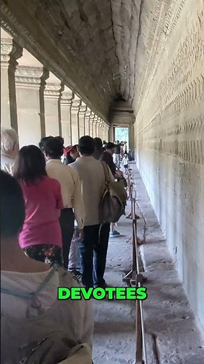 Angkor Wat's Secret Galleries: Beyond the Carvings #shorts