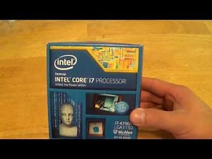 Intel Core i7 4790K CPU Unboxing & Overview
