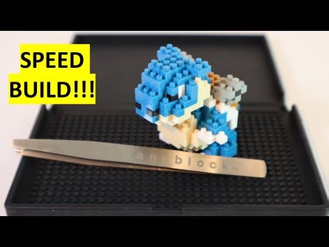 Blastoise Pokémon Nanoblock Speed Build (NBPM_019)