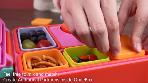 Silicone Dips Containers Compatible with OmieBox, 4 Pack Salad Dressing Container To Go for Most Bento Lunch Box, Small Snack Condiment Container with Lids for kids