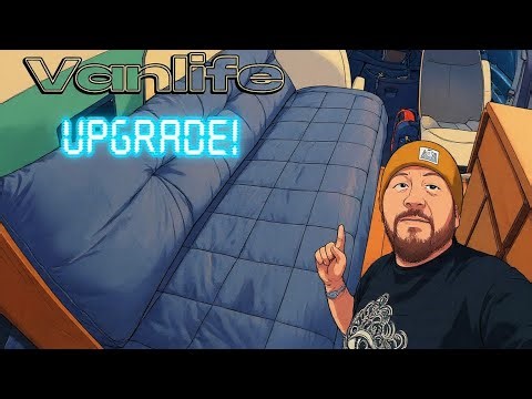 DIY Camper Van build - couch to bed convertible