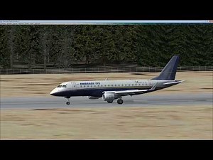 FSX FeelThere Embraer ERJ 175 Walkthrough "Official Intro Flight" Walkthrough, Autoland!