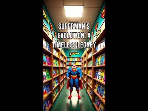 The Evolution of Superman: From 1938 to Today’s Iconic Legacy #Superman #ComicBooks