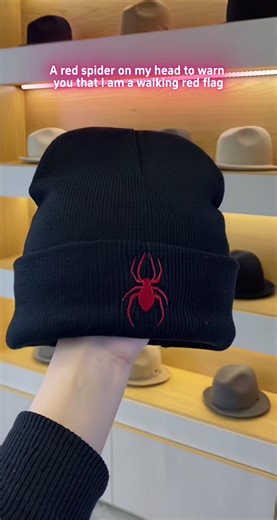 🕷️ Get your street style on with this spider beanie! #Fashion #Beanie #StreetStyle #TikTokShopBlackFriday#TikTokShopCyberMonday