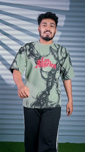 Men's Oversized Graphic Printed T-Shirt | Los Angeles Streetwear Tee