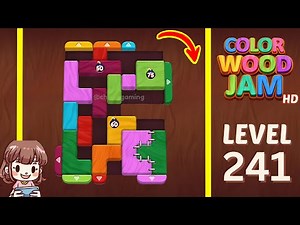 Color Wood Jam Level 241 Solution Walkthrough