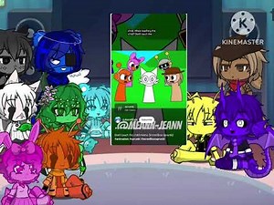 Sprunki react to YouTube part 2/2 (Sprunki x Gacha) (read description)