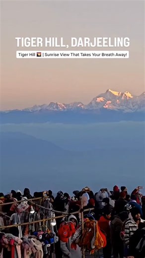 Tiger Hill in Darjeeling is a popular tourist destination known for its breathtaking views of the Himalayas, especially Mount Kanchenjunga, and the spectacular sunrise. Would you like more information on Darjeeling or Tiger Hill? 🤙 91-98004-23456 / 90027-33433 💌 MAIL@SASTITRIPS.COM 🌎 WWW.SASTITRIPS.COM #TigerHillDarjeeling #DarjeelingTourism #HimalayanViews #SunrisePoint #Kanchenjunga #MountEverest #GorkhaWarMemorial #TeaGardens #TravelIndia #ExploreDarjeeling #hillstationvibes | Sasti Trips 