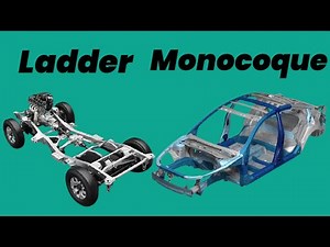 Ladder chassis and monocoque chassis difference. (Automobile theory explain)