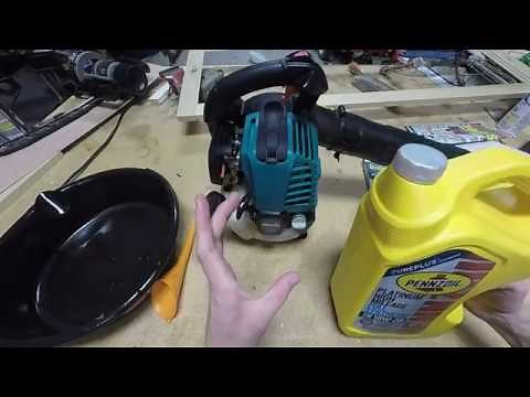 Makita BHX2500 Leaf Blower Oil Change