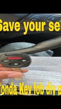 How To Program Honda Remote Key FOB Transmitter Without a Scan Tool 🤔 #themobilemechanic757