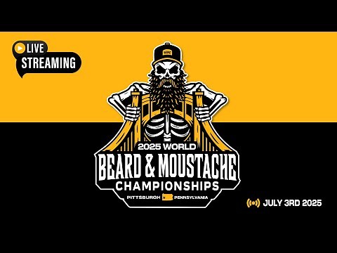World Beard & Moustache Championships 2025 July 3rd Live Stream