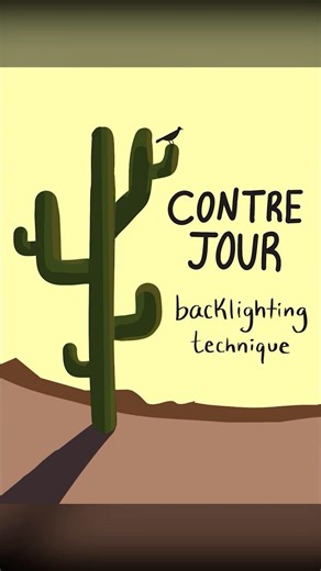 How Contre-jour Can Enhance Silhouettes #art #arttips #artshorts #drawing #lighting By @KiarartZ