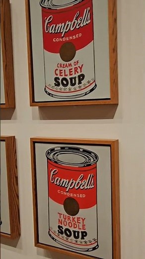 Andy Warhol's Campbell's Soup Cans @ the MoMA #andywarhol #museumofmodernart #newyorkcity