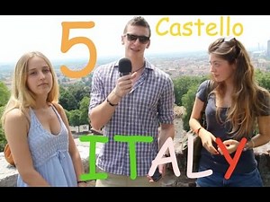 Italiano Automatico in strada 5 - Castello di Brescia (Learn Italian with subs ITA/ENG)