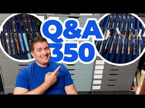350 Episodes of Q&A + Brian showing his 1000+ pen collection! | Goulet Q&A Ep. 350