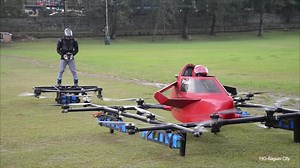 179K views · 5.9K reactions | LOOK: Star 8, Green Tech's electric-manned aerial vehicle (EMAV) conducted a demo flight at Melvin Jones, Burnham Park on September 1. The EMAV was invented and developed by Filipino innovator Kyxz Mendiola. | Baguio City Public Information Office | Facebook