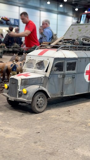 RC Toys 4 Kids - Bruder TV on Instagram: "Retro Military Convoy: Historical Medical Vehicle in Action"