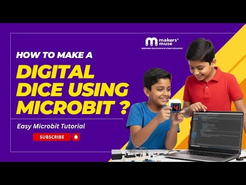 How to Make a Digital Dice Using Microbit ? | Easy Microbit Tutorial | ‪@makersmuse_stemeducation‬