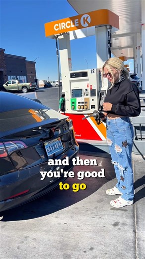 26 Blond tries to put gas in a Tesla | The Angel Porrino Show