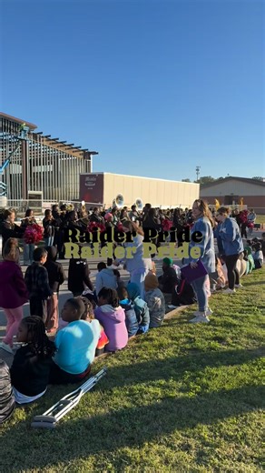 WE ARE SO PROUD TO BE RAIDERS!!!! Thank you to the traveling pep rally for coming to Fox Meadow!!! | Fox Meadow Elementary