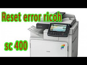 حل مشكلة ريكو c401*c305 *c300 Sc400 | ricoh sc 400