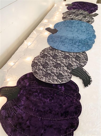 Halloween Pumpkins Table Runner - Etsy