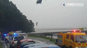 33K views · 402 reactions | #WATCH: Dramatic footage of a rescue operation after a car plunged into a river at Arthur's Pass National Park. | Chris Lynch | Facebook