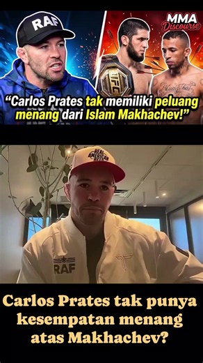Carlos Prates hanya makanan untuk Islam Makhachev? #mmadiscourse #islammakhachev #carlosprates