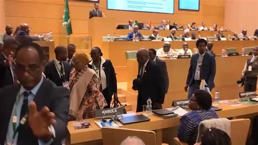 The Namibian on Instagram: "AFRICAN UNION GATHERING … President Netumbo Nandi-Ndaitwah on Thursday arrived at the African Union headquarters in Addis Ababa on the margins of the 39th Ordinary Session of the Assembly of Heads of State and Government. The president is expected to present the first progress report of the African Peer Review Mechanism on the targeted review of youth unemployment in Namibia. Video: Namibian Presidency"