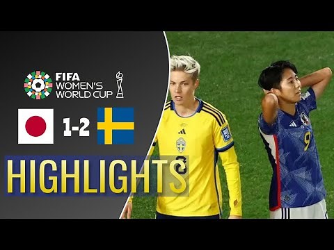 HIGHLIGHTS: 日本 vs スウェーデン (1-2), なでしこジャパンワールドカップ2023, なでしこジャパン