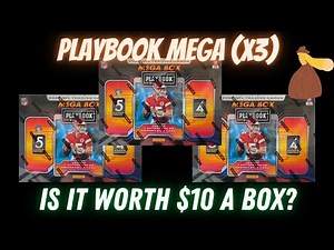 2021 Panini Playbook Football Mega box (X3). Any Good?