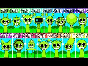 EVERY Characters From Sprunki Phase 1 SWAP