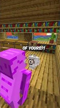 A Cute House for My Pets in Minecraft! 😍 ⛏️ #shorts