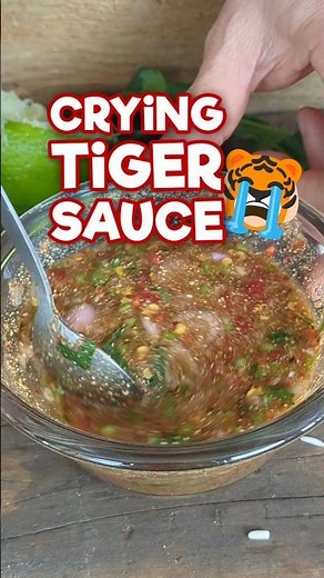 This CRYING TIGER SAUCE is perfect ! #recipe #cryingtiger #thai #dippingsauce
