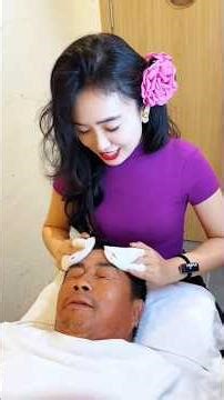 ASMR Hair Wash Face Beard Shave Massage||Get a Perfect Shave with ASMR Sounds||ASMR relaxing vedio 💖