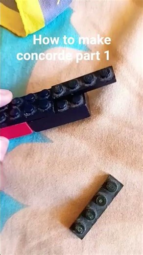 how to make concorde in lego part 1