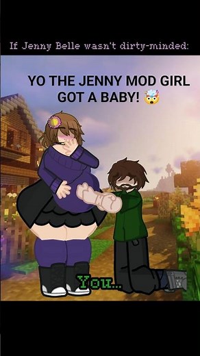 If Jenny wasn't a dirty girl: 🫩 #minecraft #jennymodminecraft #memes #fyp #viral #gachalife #gaming
