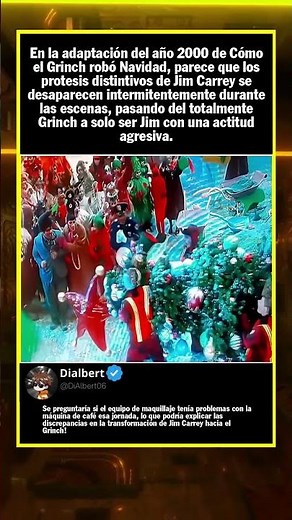 En la adaptación del año 2000 de Cómo el Grinch robó Navidad, parece que los pro... #Shorts