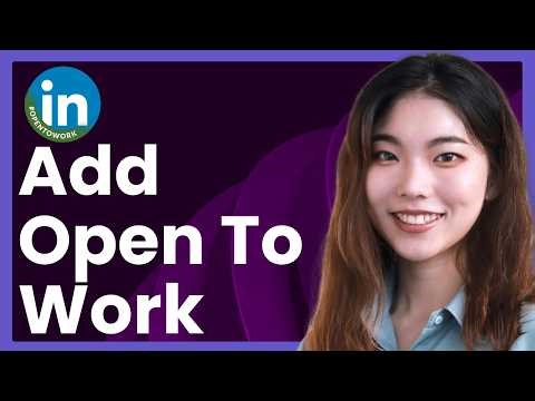 How To Add Open To Work On LinkedIn Profile Picture (Fast & Easy)