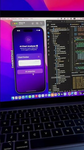 Flutter Trading Chart Analyzer App – Built With AI! #flutter #shorts