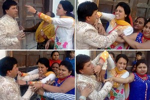 Indian groom beaten up by FIRST wife after claiming they were still married